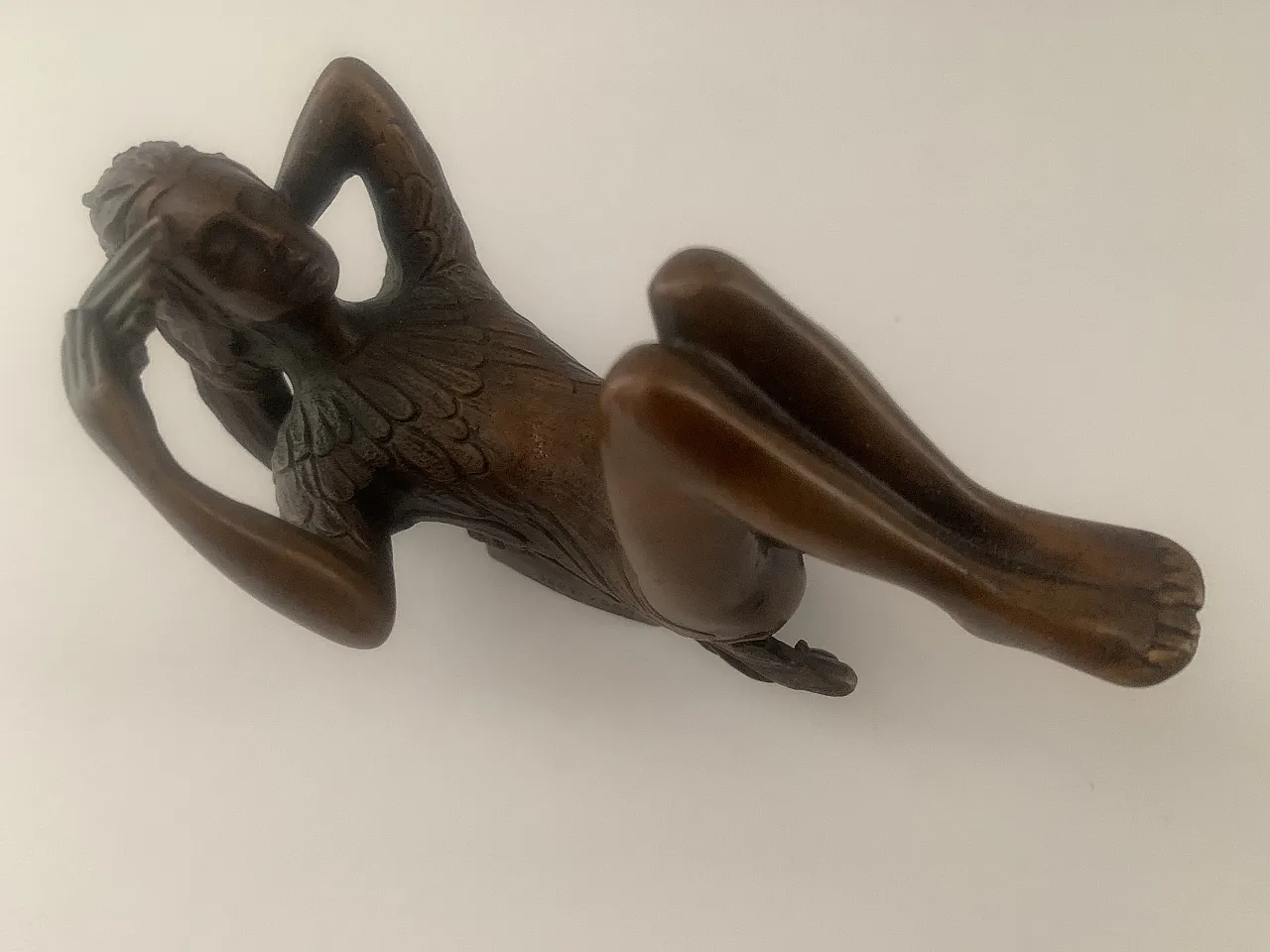 Ernst Fuchs Sculpture Bronze Kunst Köngin der Nacht Papageno Bronce 3
