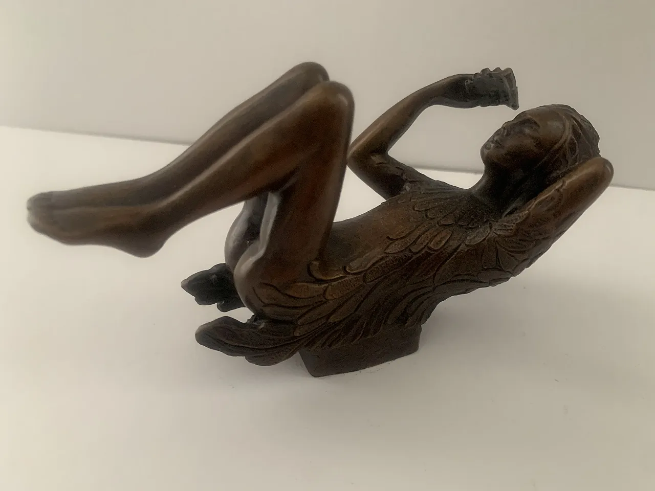 Ernst Fuchs Sculpture Bronze Kunst Köngin der Nacht Papageno Bronce 5