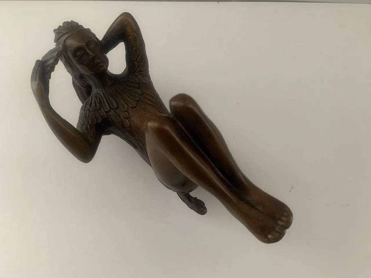 Ernst Fuchs Sculpture Bronze Kunst Köngin der Nacht Papageno Bronce 6