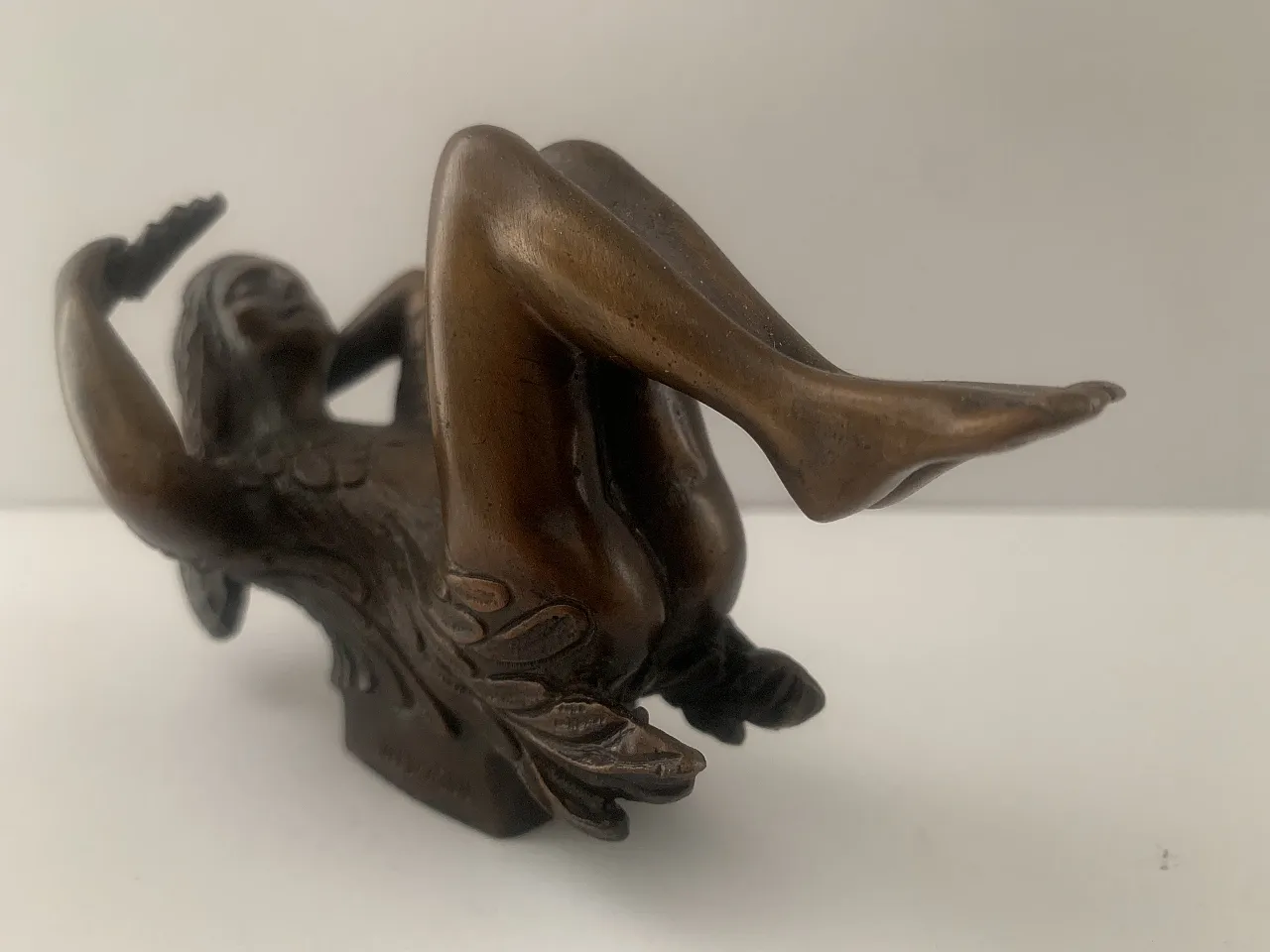 Ernst Fuchs Sculpture Bronze Kunst Köngin der Nacht Papageno Bronce 7