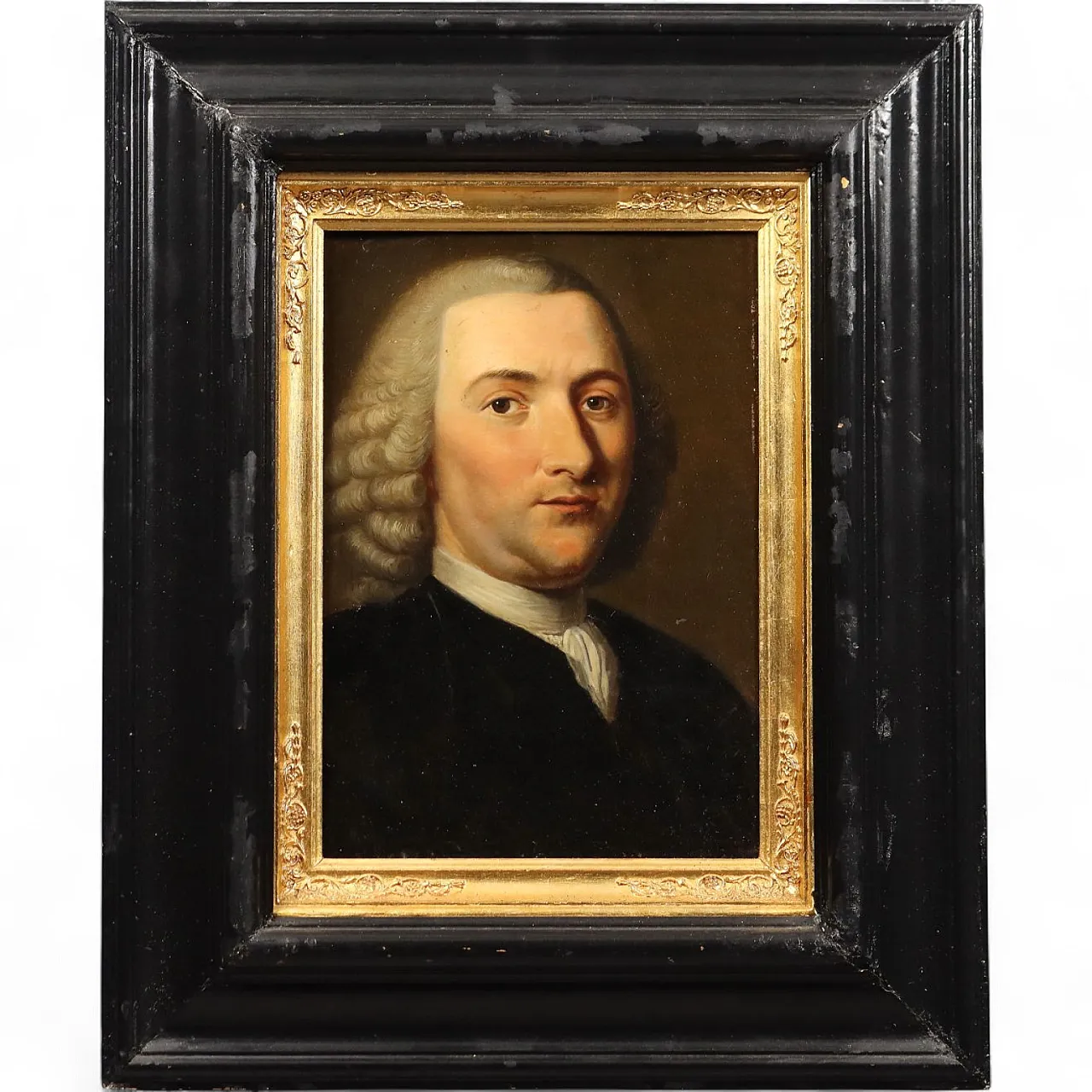 Portrait of Petrus Camper, oil panel, 18th century 11
