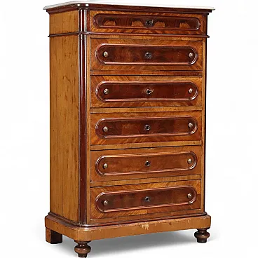 Mahogany chest of drawers, 19th century