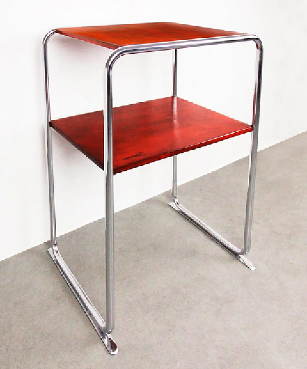 Bauhaus chrome table by Marcel Breuer "Carmin small" 1