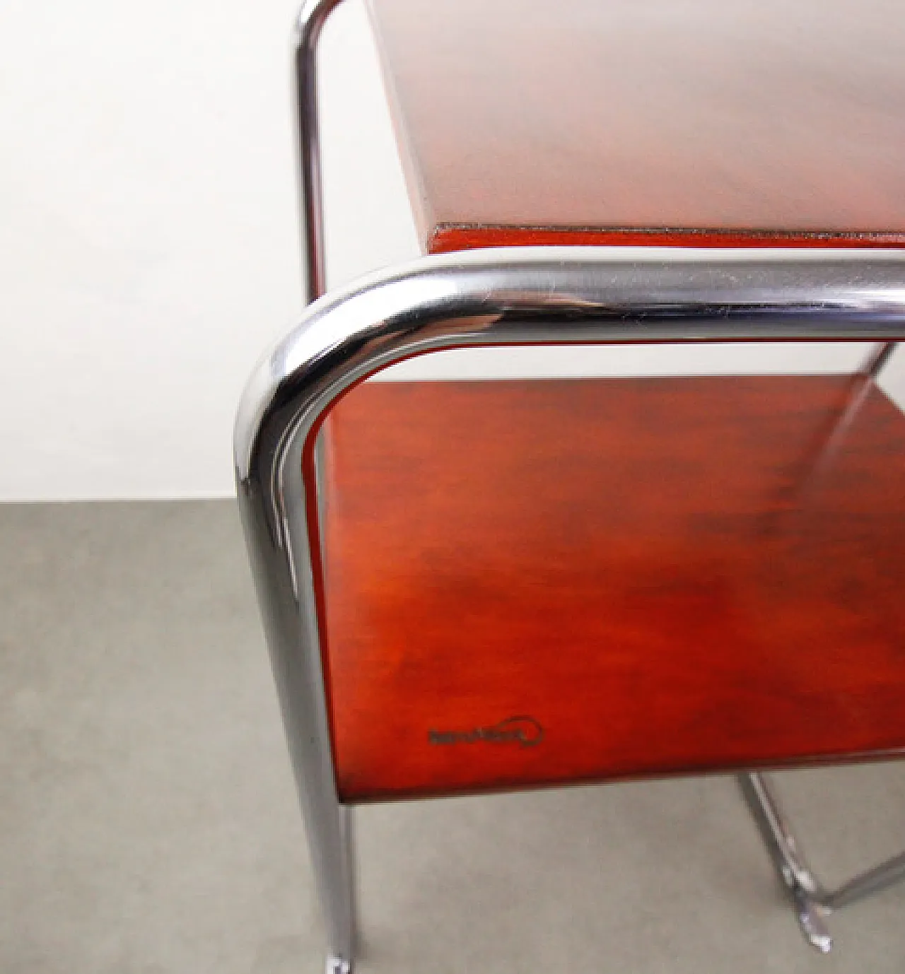 Bauhaus chrome table by Marcel Breuer "Carmin small" 10