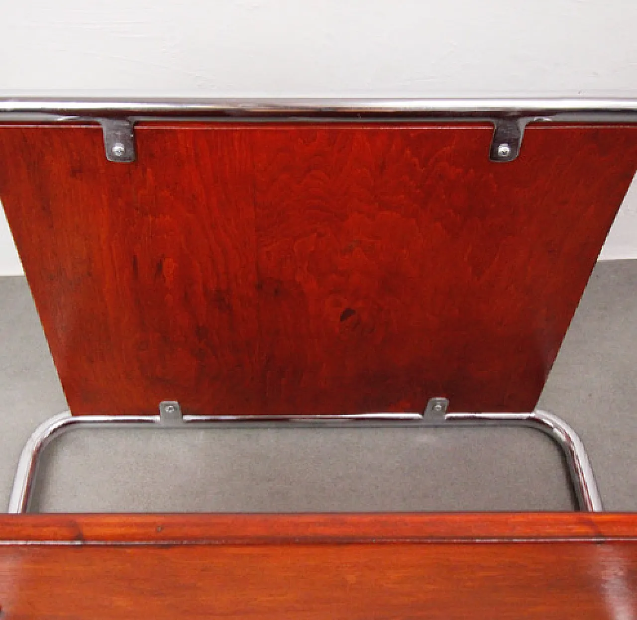 Bauhaus chrome table by Marcel Breuer "Carmin small" 11