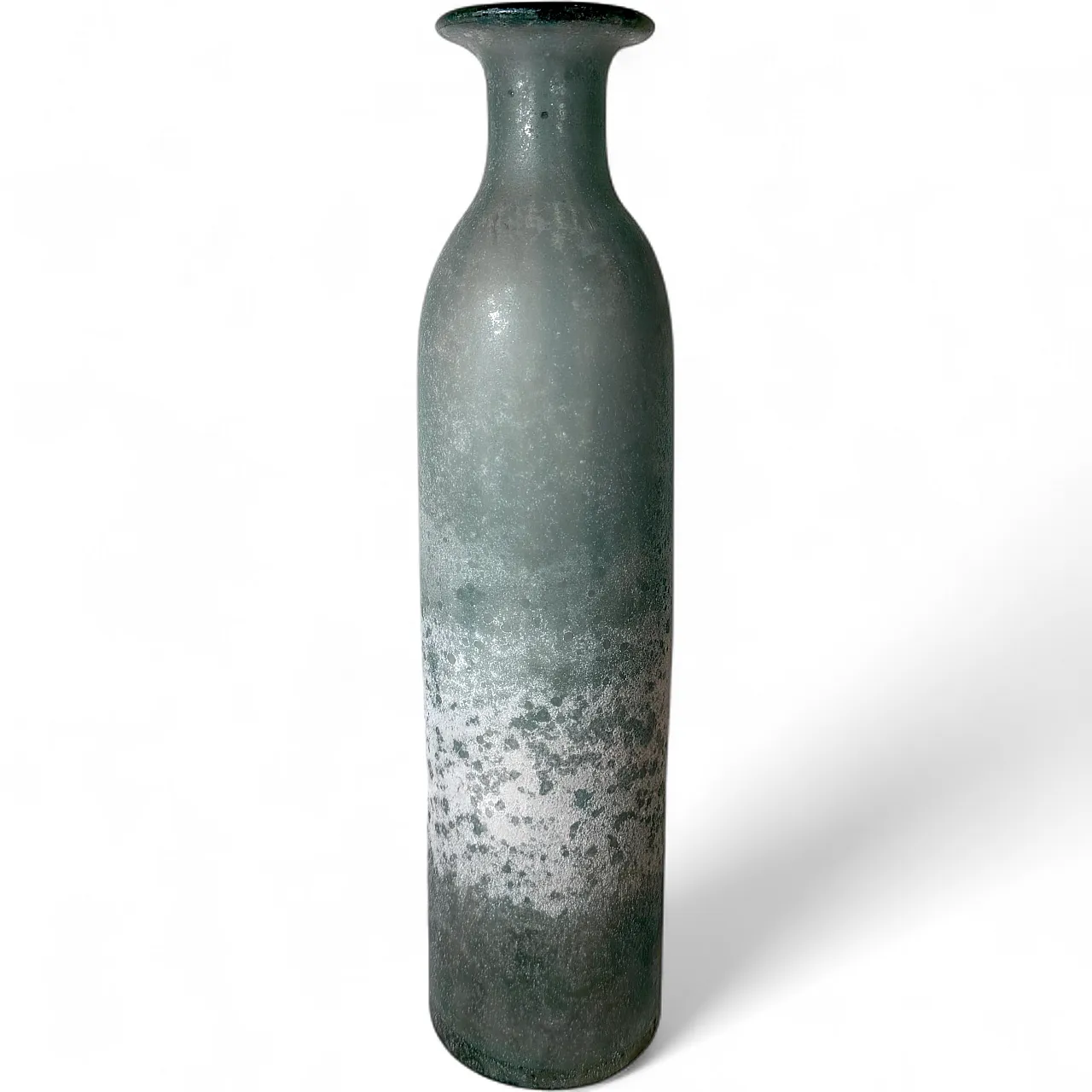 Vaso bottiglia in vetro scavo attr. a Gino Cenedese, '900 15