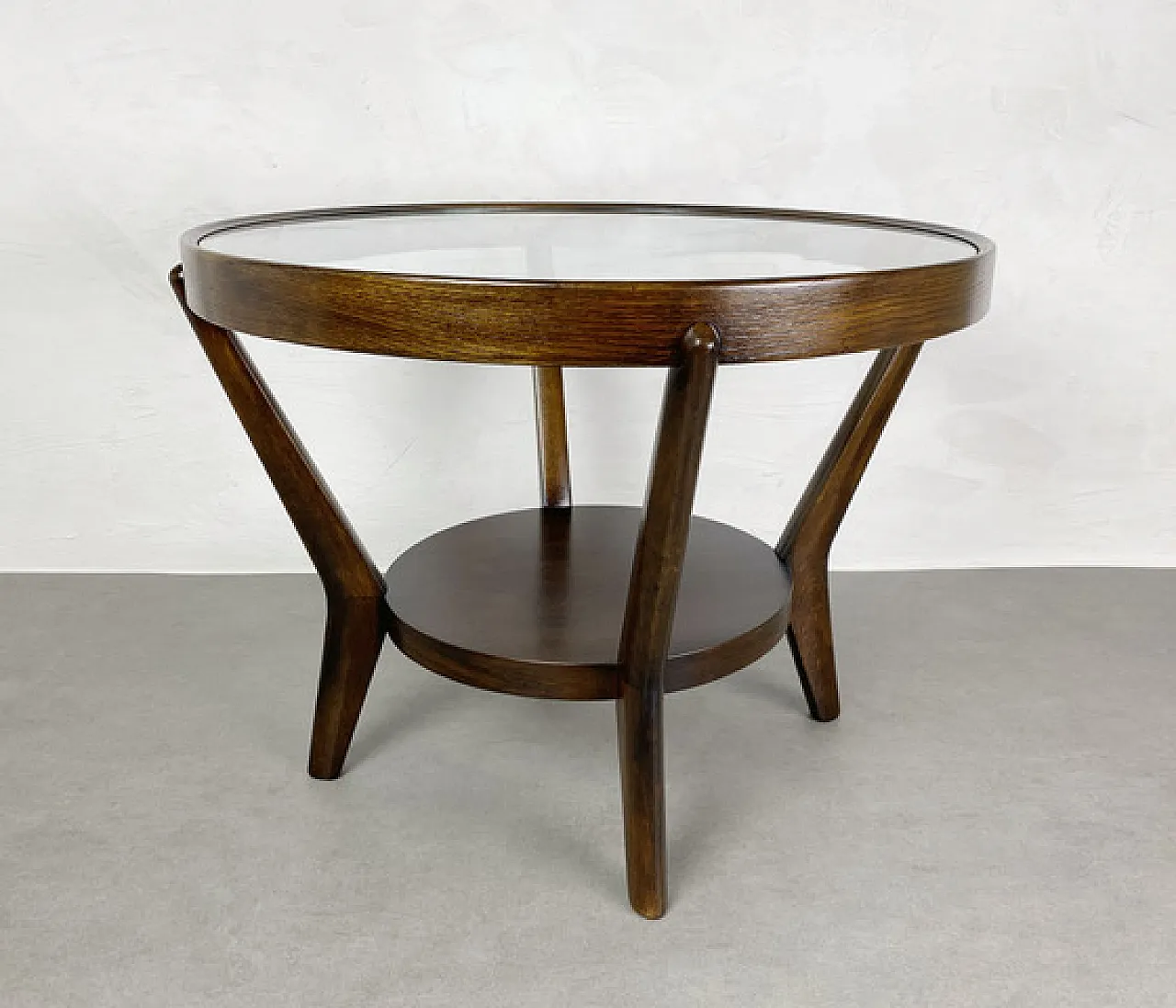 Coffee table by Kropáček & Koželka "Night Saturn" - 1950s 4
