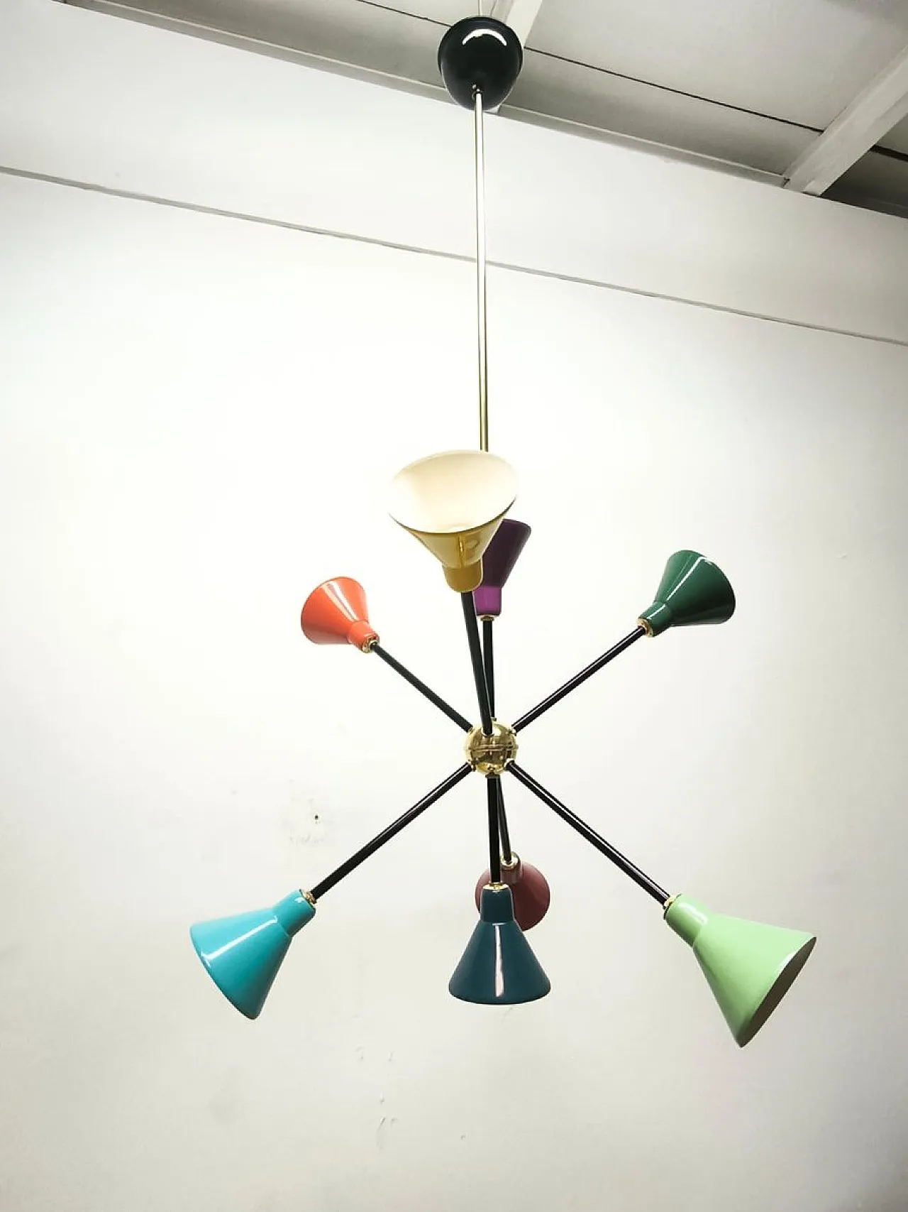 Metal Sputnik light, 1960s 1
