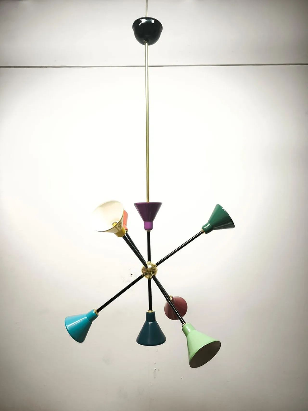 Metal Sputnik light, 1960s 8