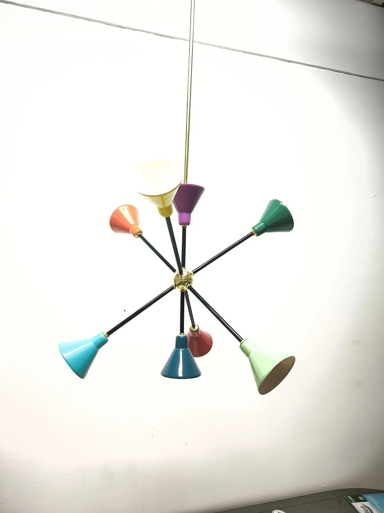 Metal Sputnik light, 1960s 9