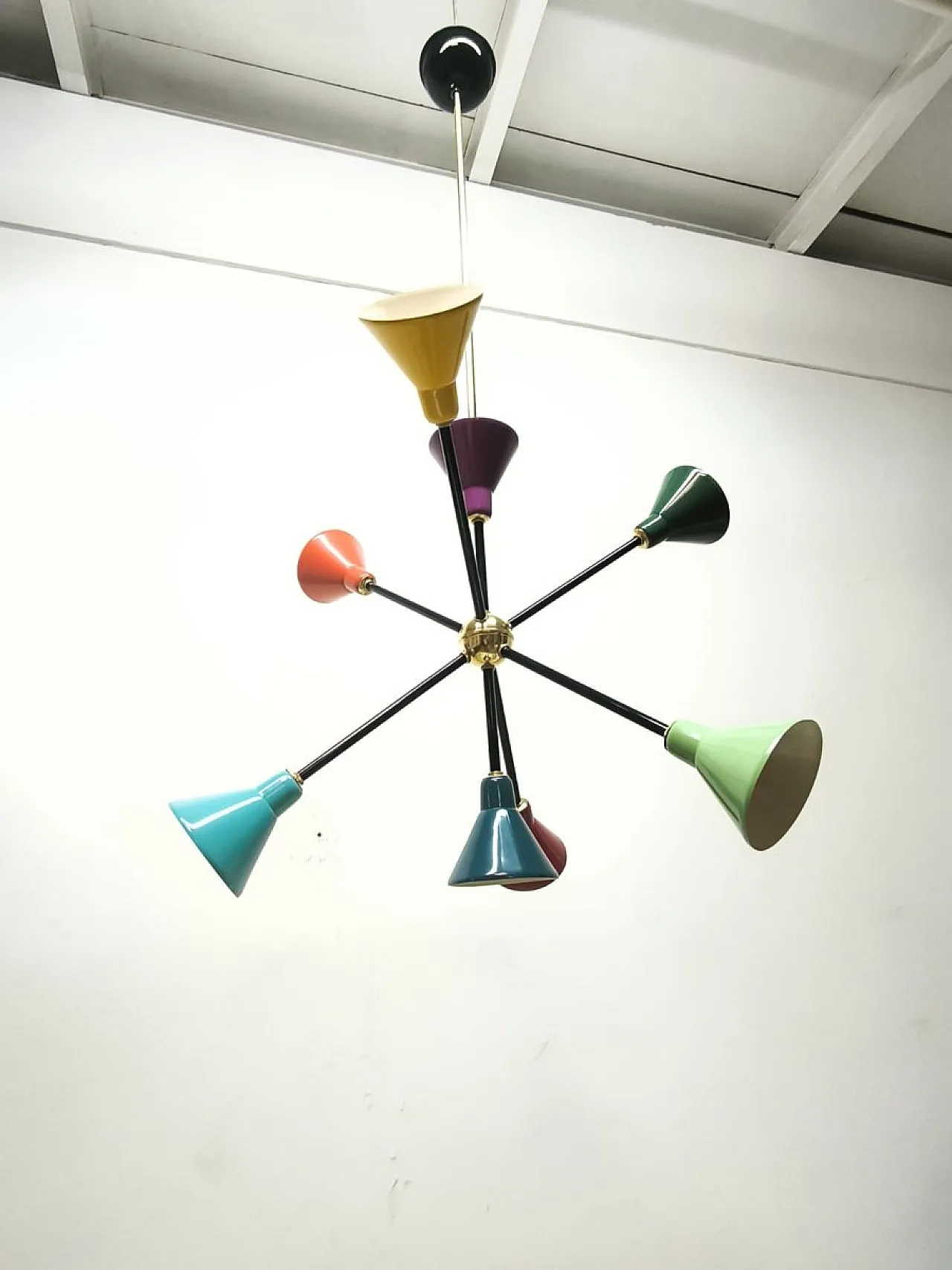 Metal Sputnik light, 1960s 16