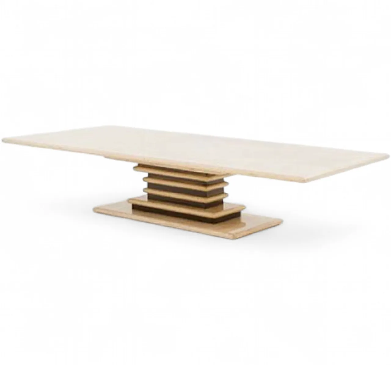 Modernist rectangular marble coffee table, 1970s 4