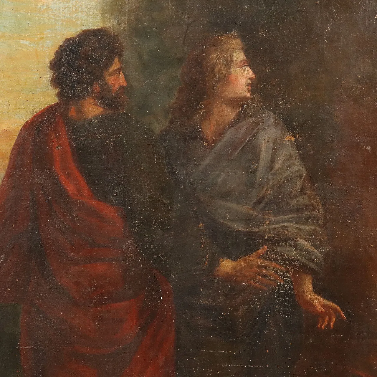 The Nymphs Burn Telemachus' Ship, oil on canvas, 17th century 4