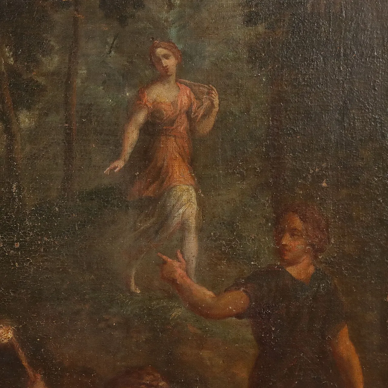 The Nymphs Burn Telemachus' Ship, oil on canvas, 17th century 6