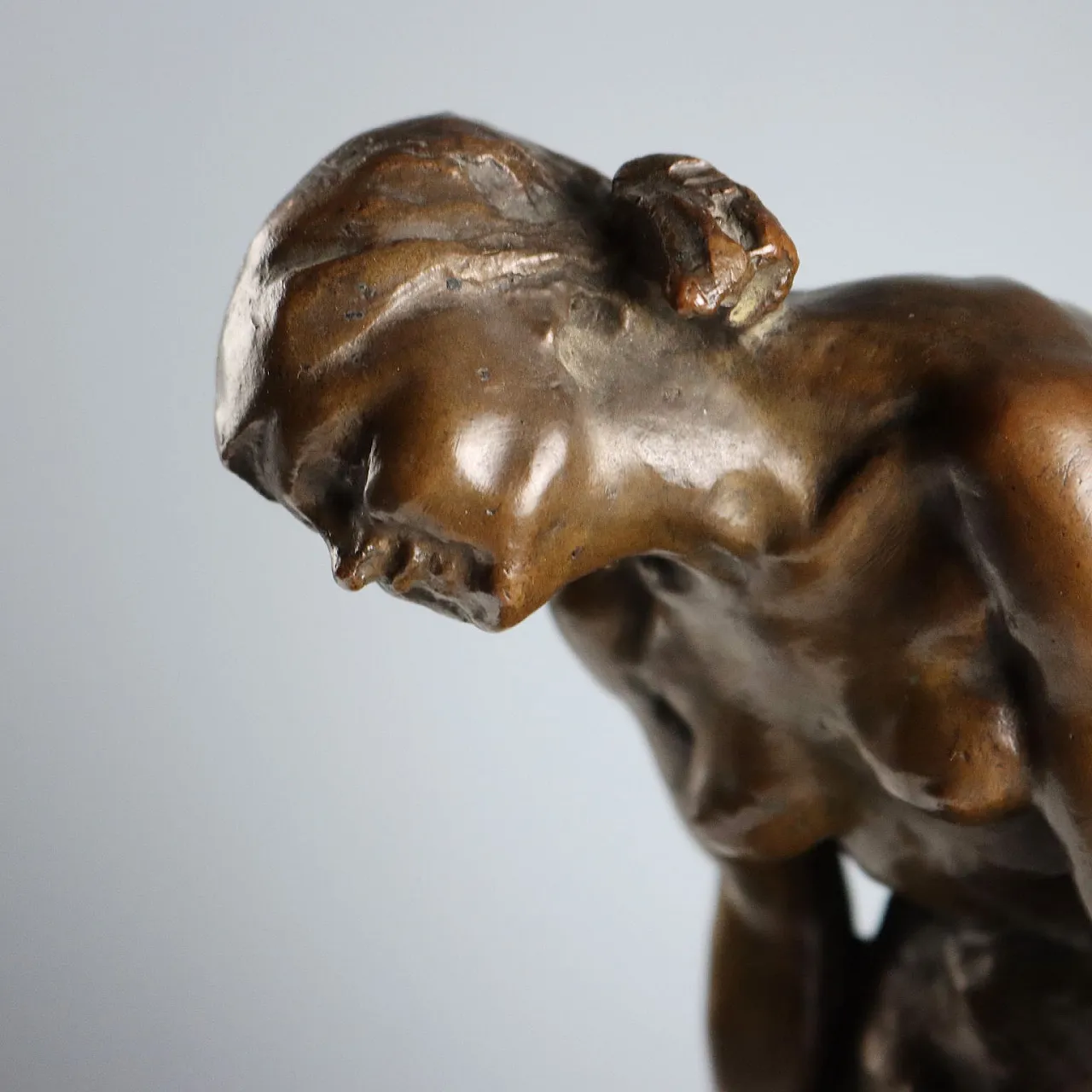 First Steps, bronze sculpture, 20th century 3