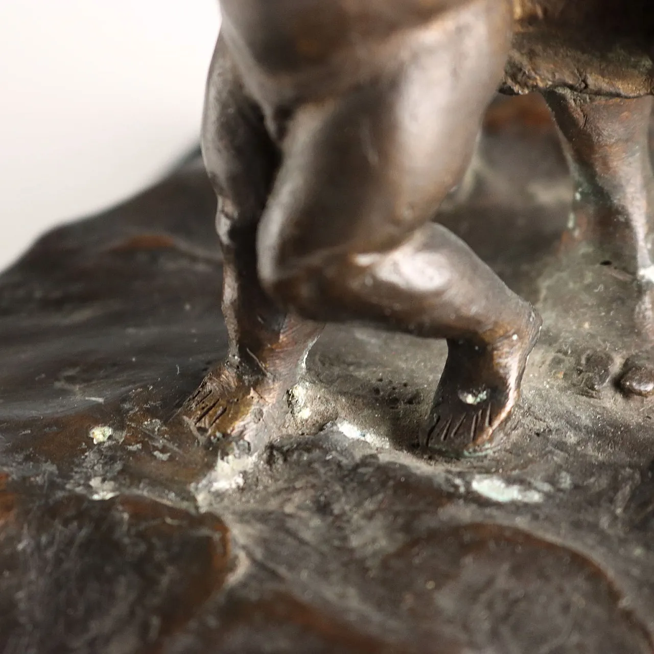 First Steps, bronze sculpture, 20th century 5