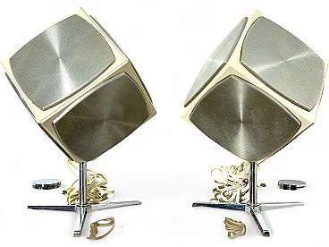 Coppia Diffusori a Cubo Grundig Audiorama 700, anni '70