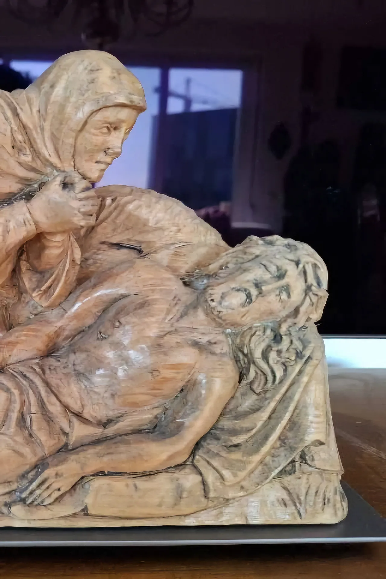 Baroque Pietà Sculpture - Venetian School, 17th Century 3