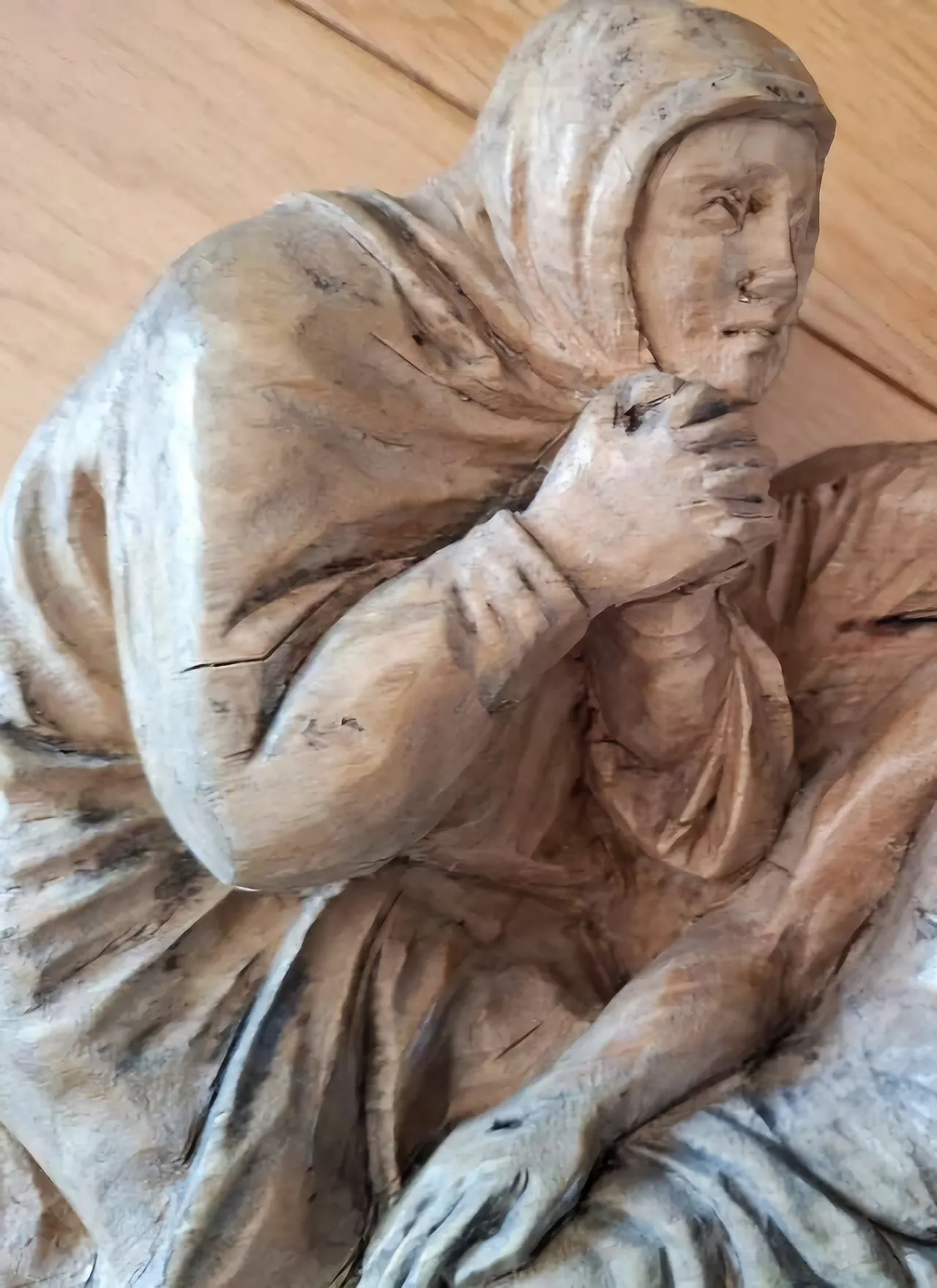 Baroque Pietà Sculpture - Venetian School, 17th Century 5