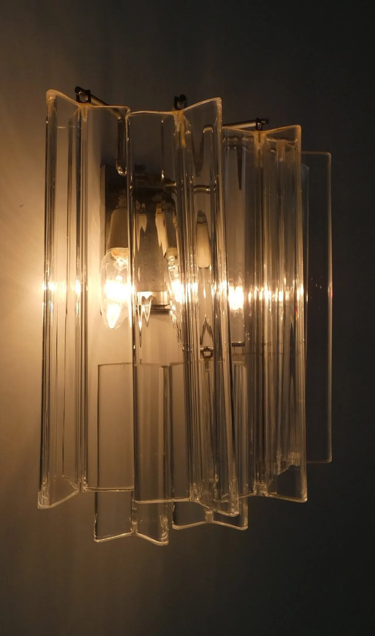 Trilobi wall lamp by Paolo Venini, Italy, 1970s 5