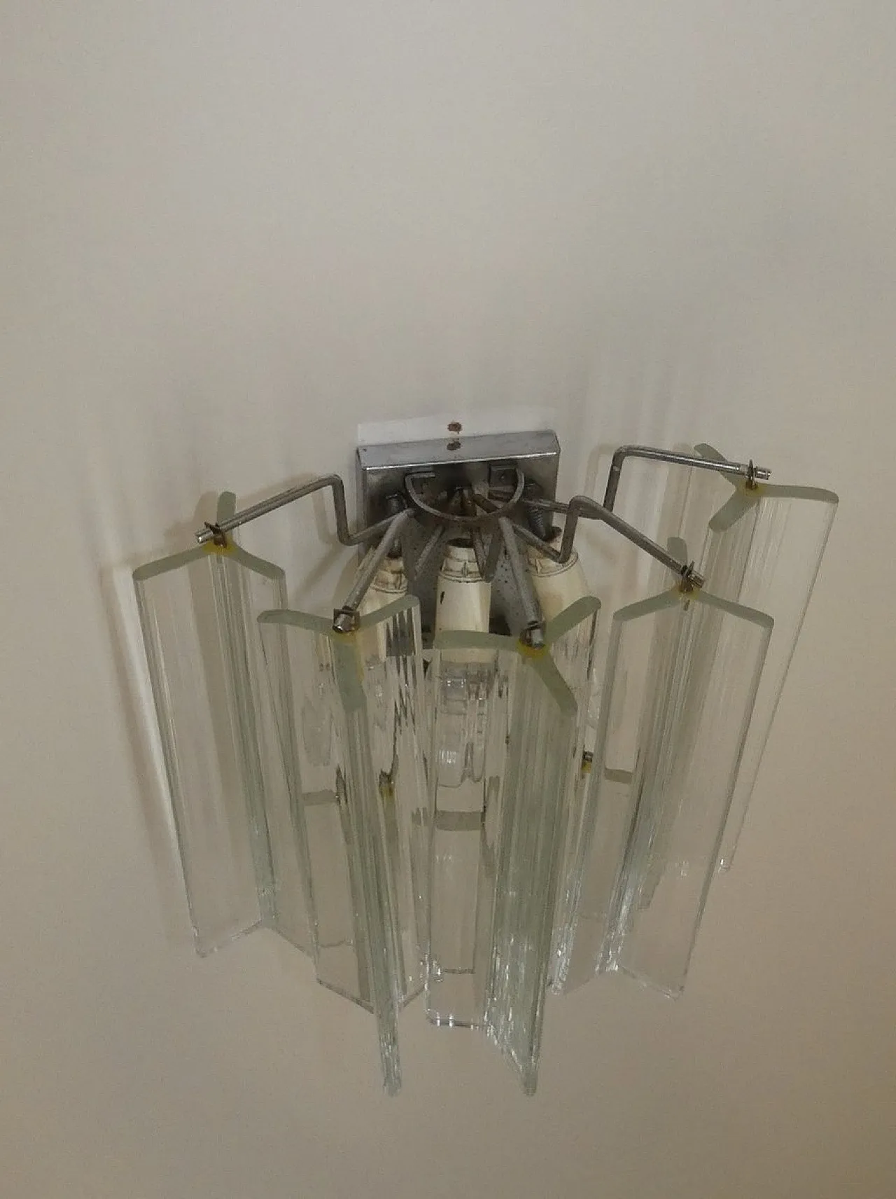 Trilobi wall lamp by Paolo Venini, Italy, 1970s 7