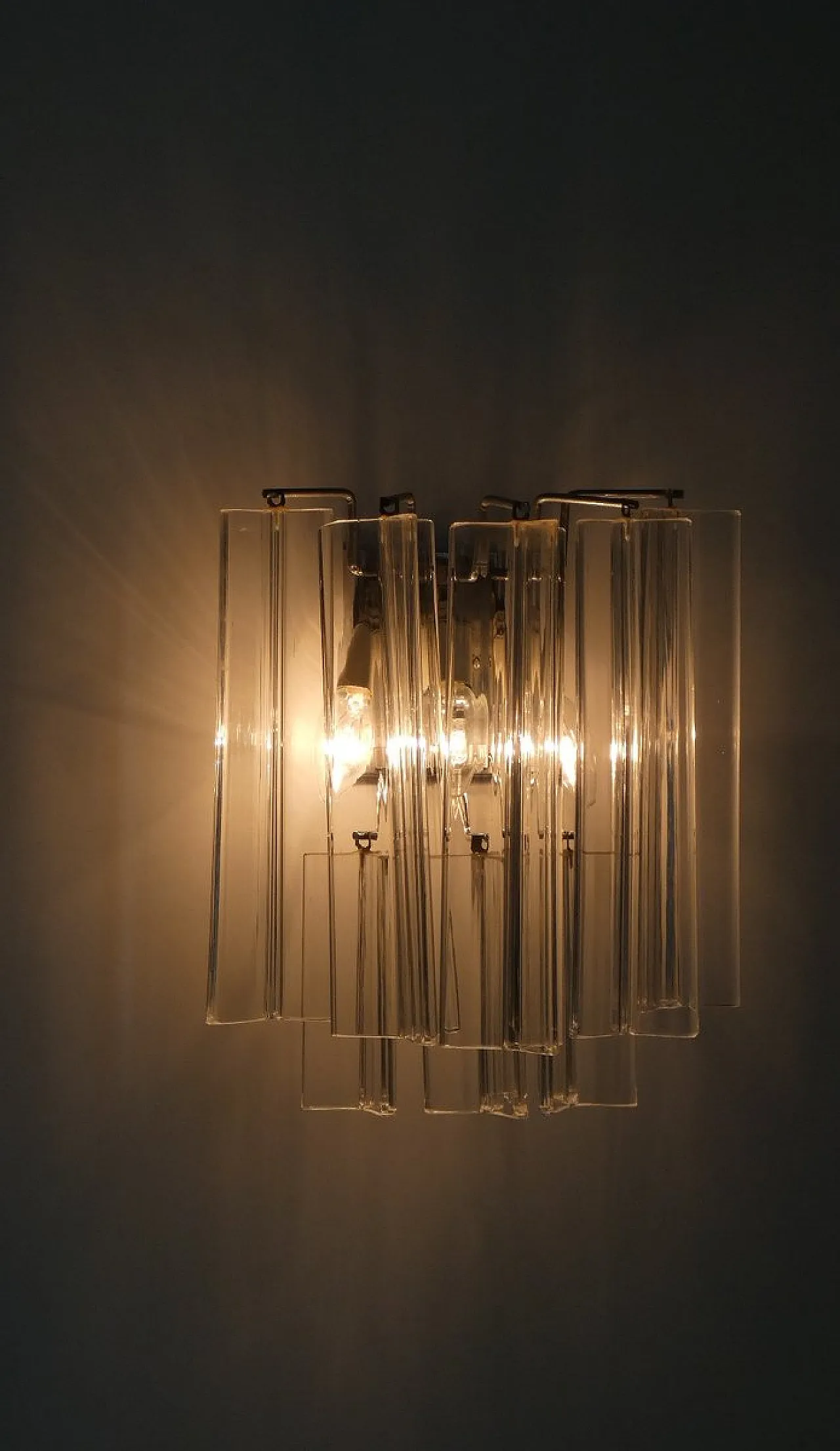Trilobi wall lamp by Paolo Venini, Italy, 1970s 12