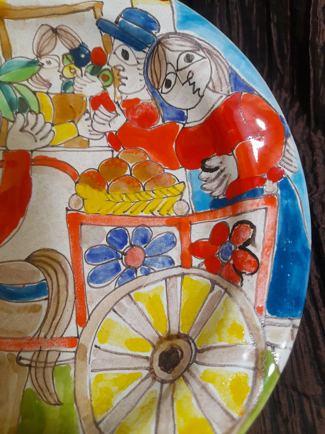Signed de Simone plate from the 60s, 4