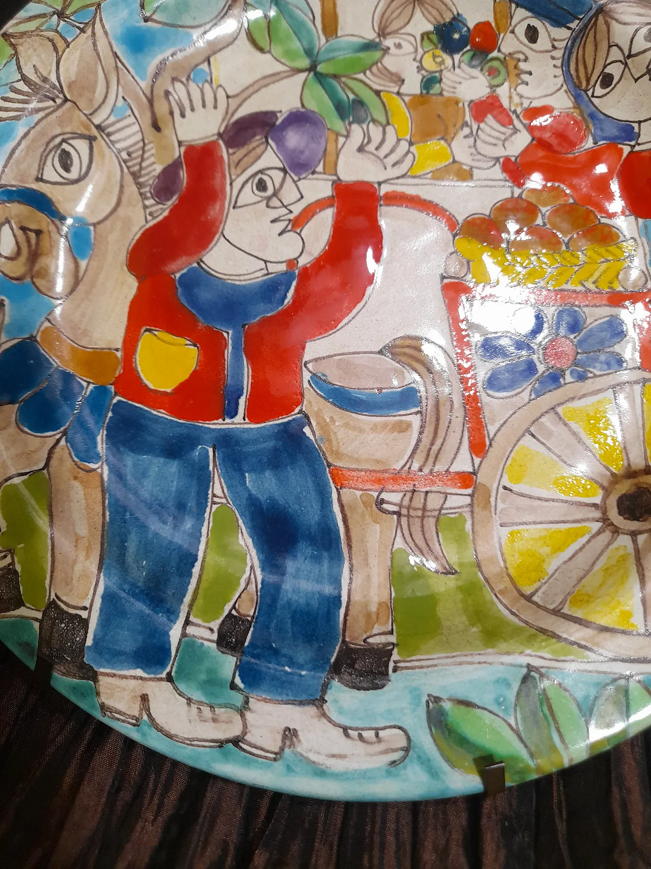 Signed de Simone plate from the 60s, 5