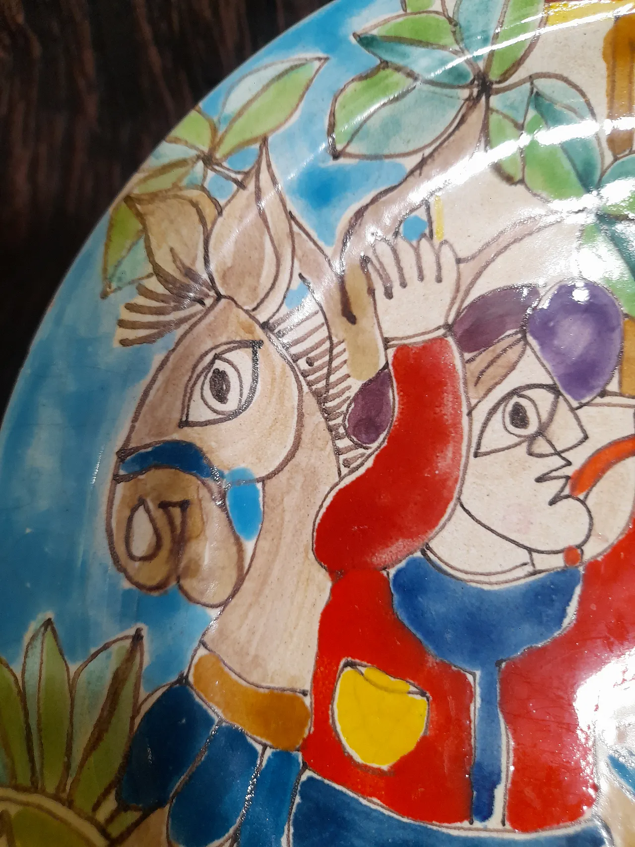 Signed de Simone plate from the 60s, 6
