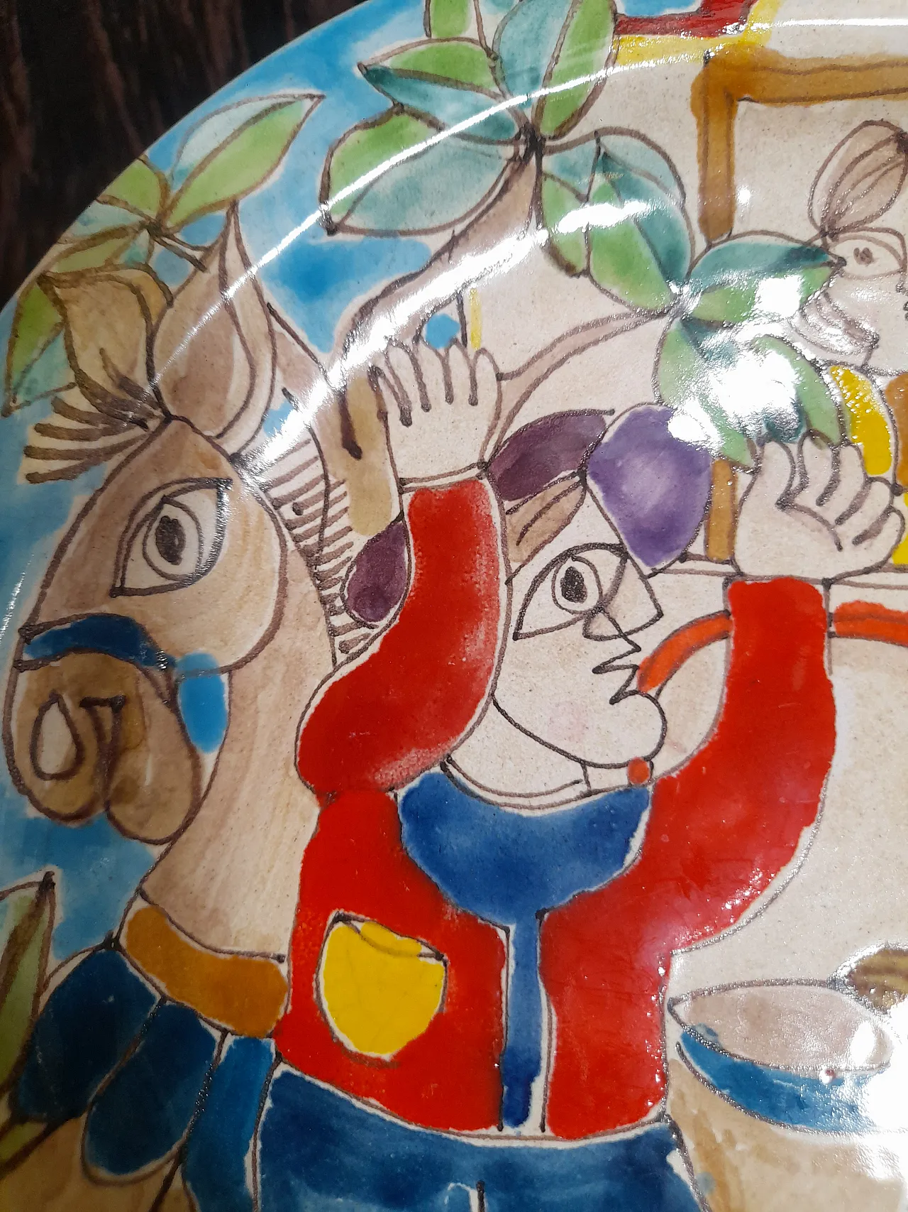 Signed de Simone plate from the 60s, 7