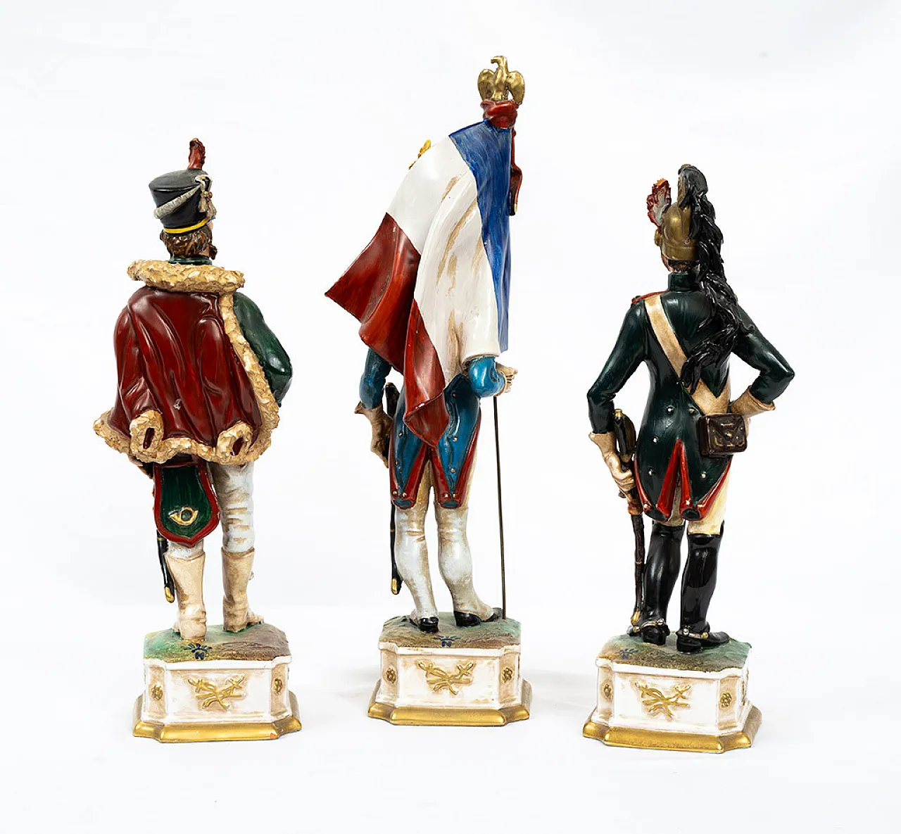 Sculture in porcellana di Capodimonte Soldati napoleonici, '900 2