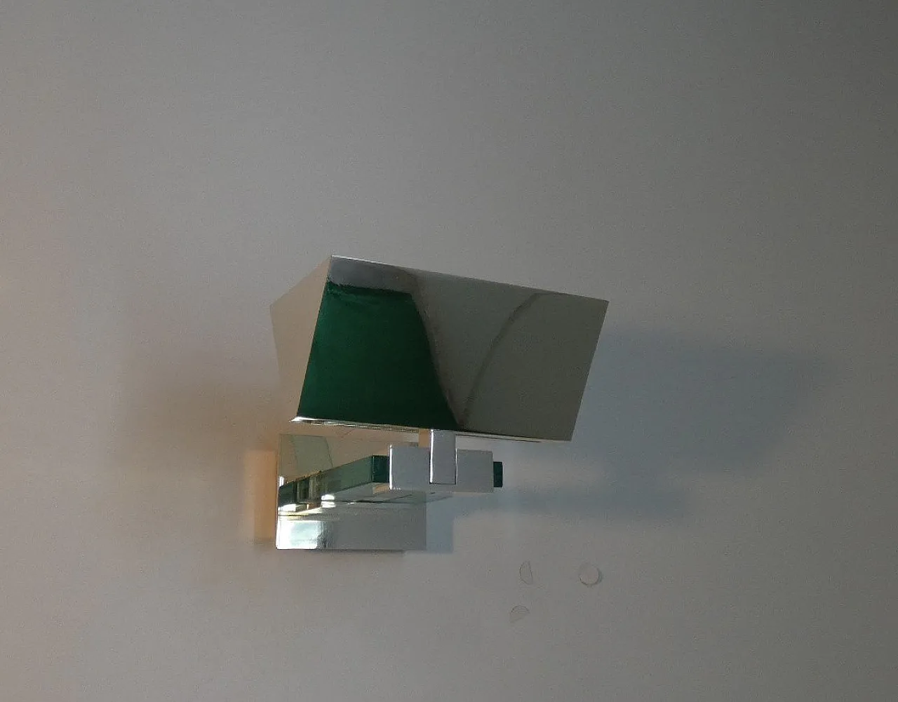 Italian Chrome and Glass Wall Lamps by Martini for Fratelli Martin, 1970s, Set of 4 3