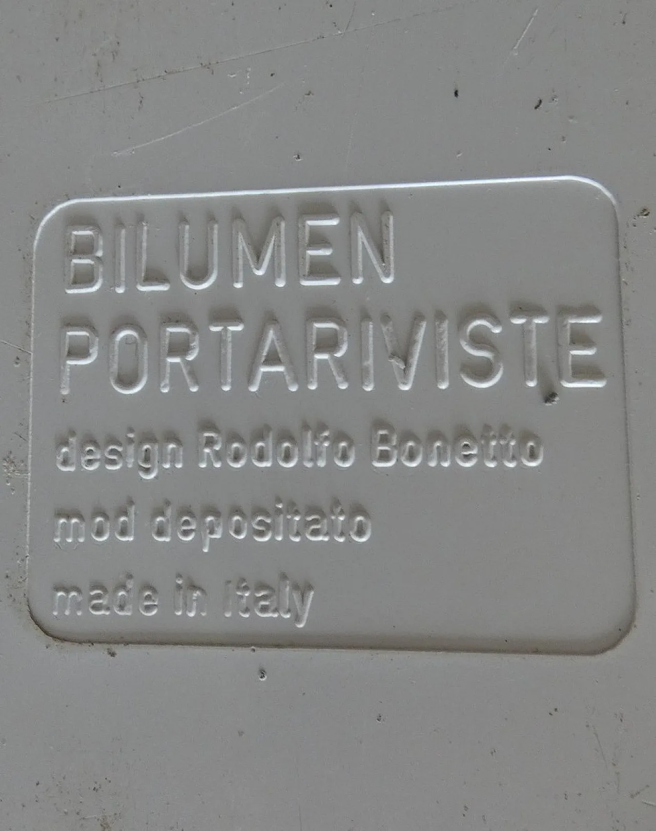 Pair of Magazine rack by Rodolfo Bonetto for Bilumen, 1968 5