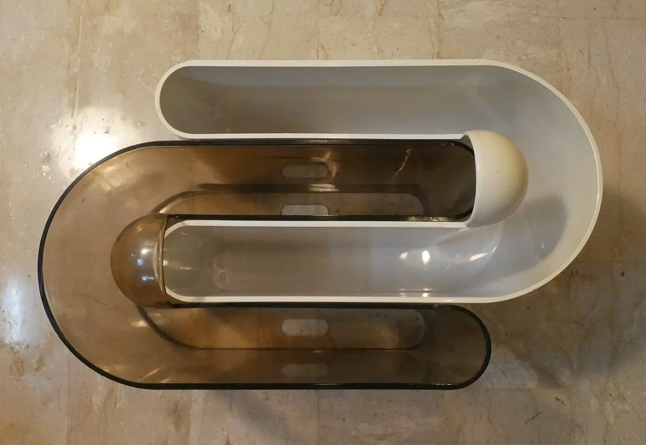 Pair of Magazine rack by Rodolfo Bonetto for Bilumen, 1968 6