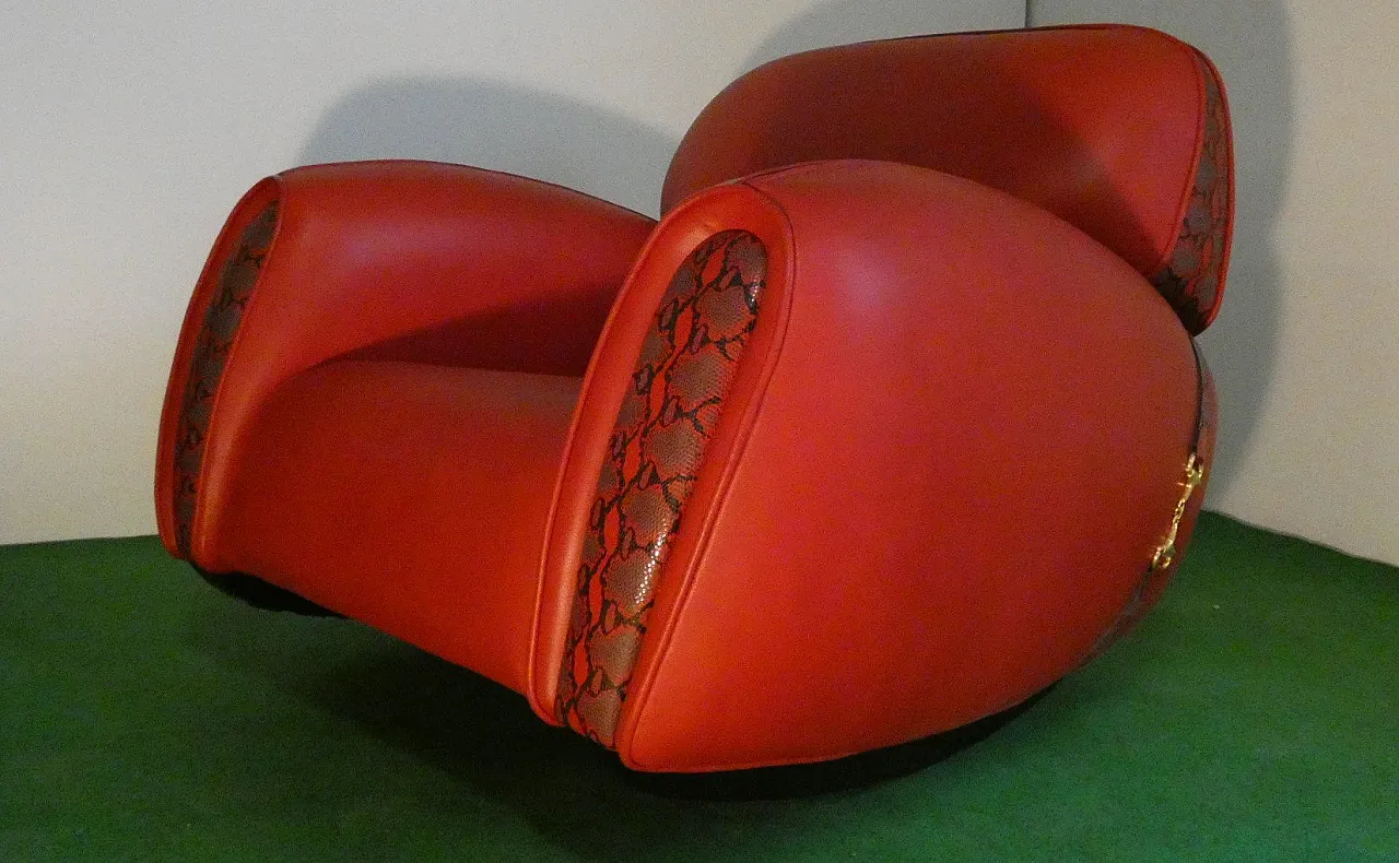 Pair of Miura Trend chairs by Elisabetta Gucci for Formitalia, 1980s 6