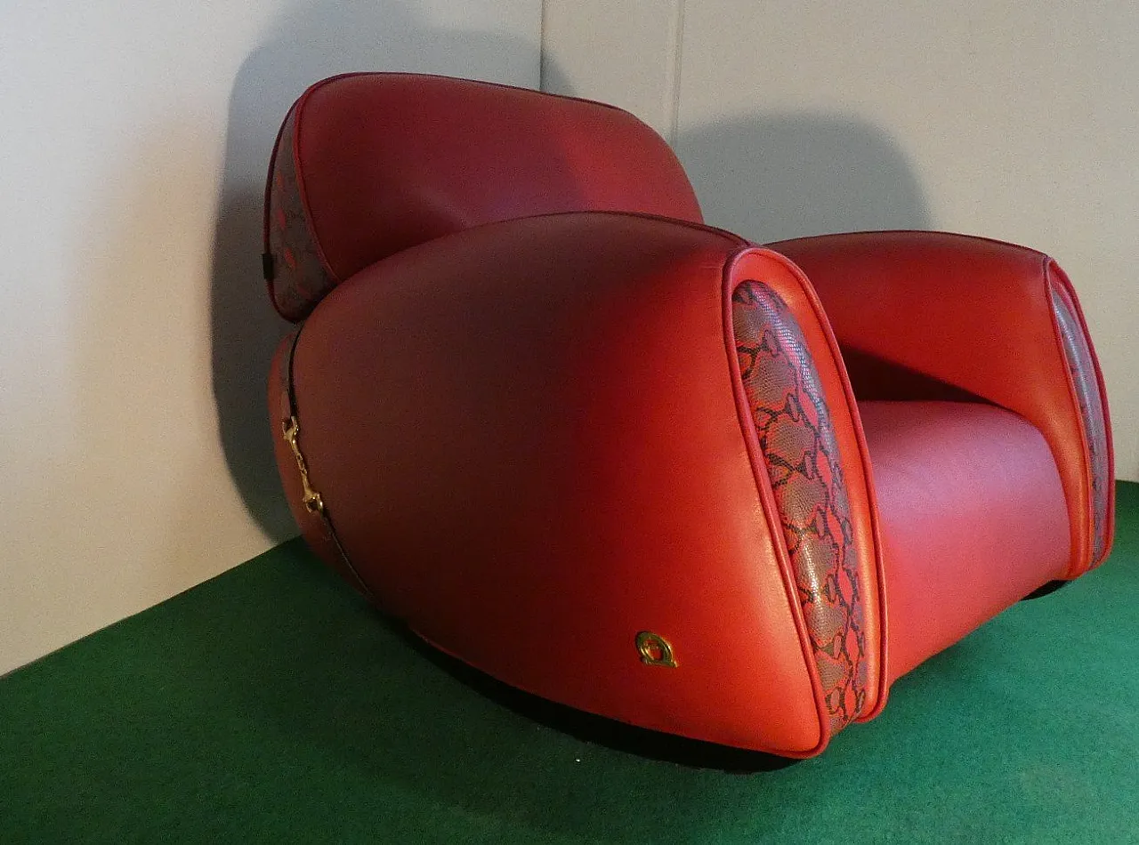 Pair of Miura Trend chairs by Elisabetta Gucci for Formitalia, 1980s 9