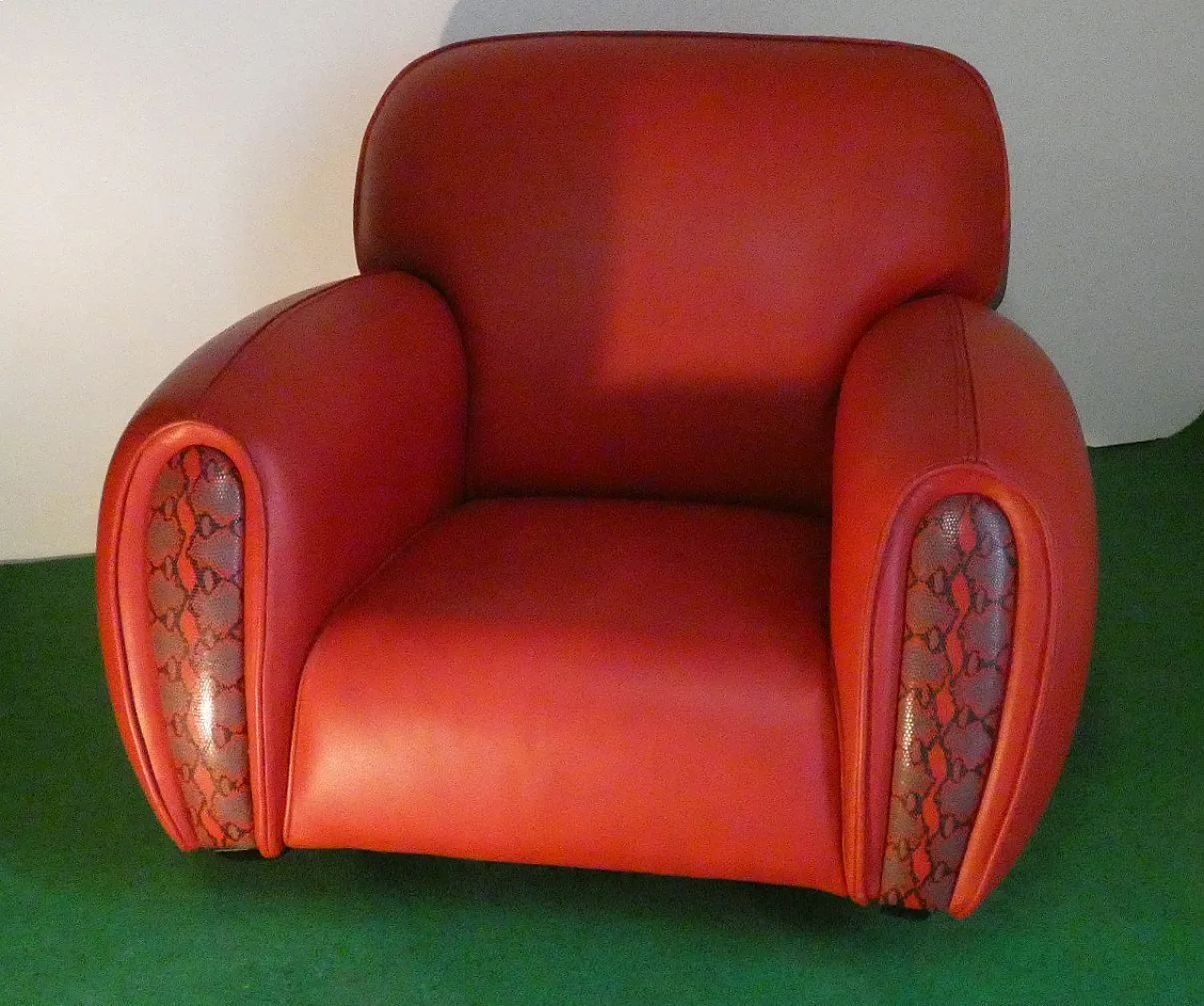 Chairs and coffee table lamp by Elisabetta Gucci for Form Italia, 80s 4
