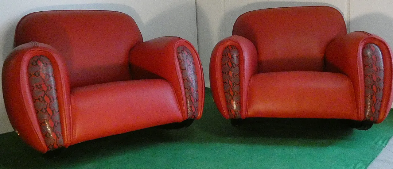 Chairs and coffee table lamp by Elisabetta Gucci for Form Italia, 80s 26
