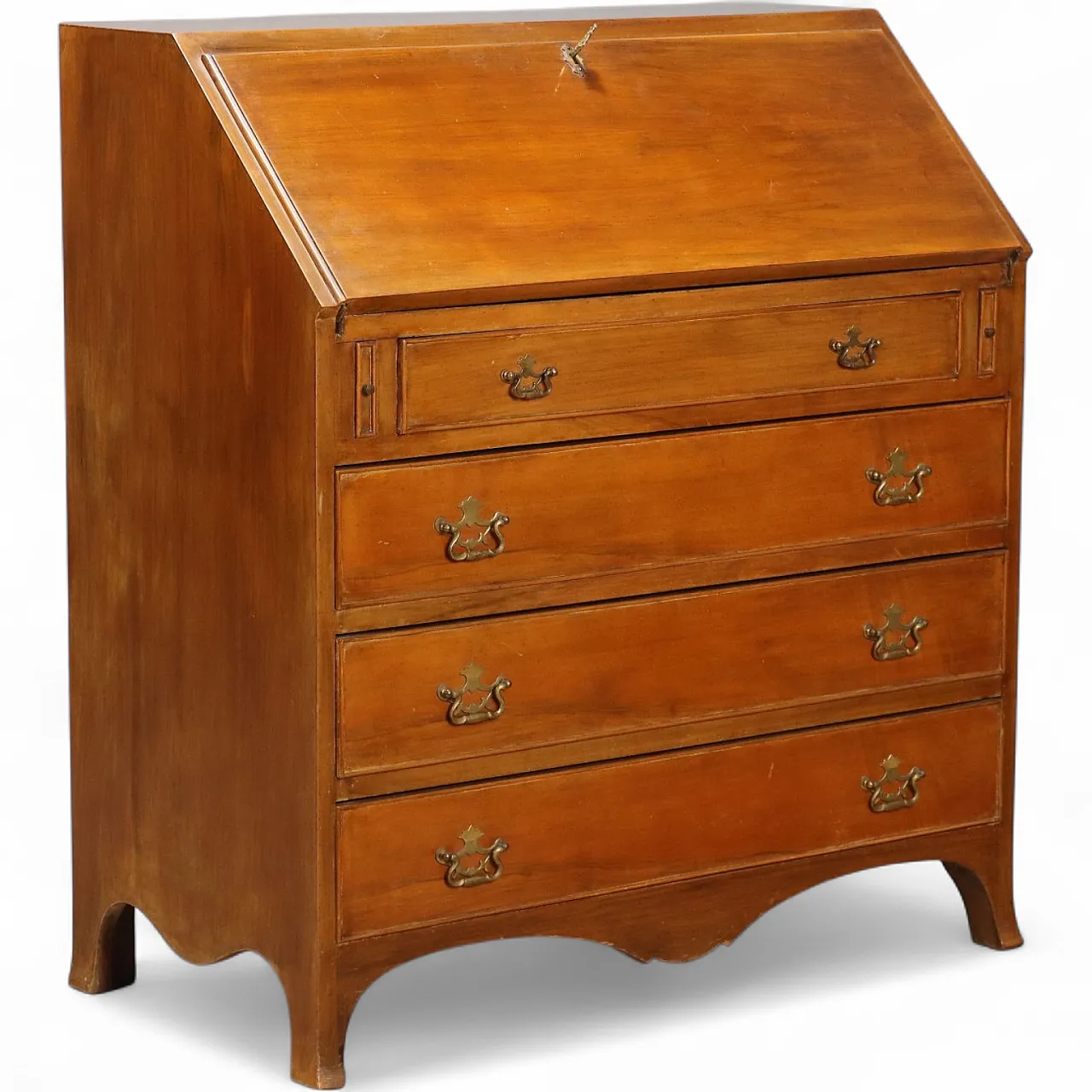 English style flap in mahogany veneer, 20th century 11