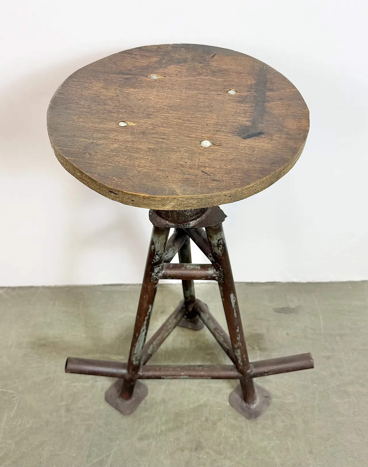 Industrial Workshop Stool, 1960s 4