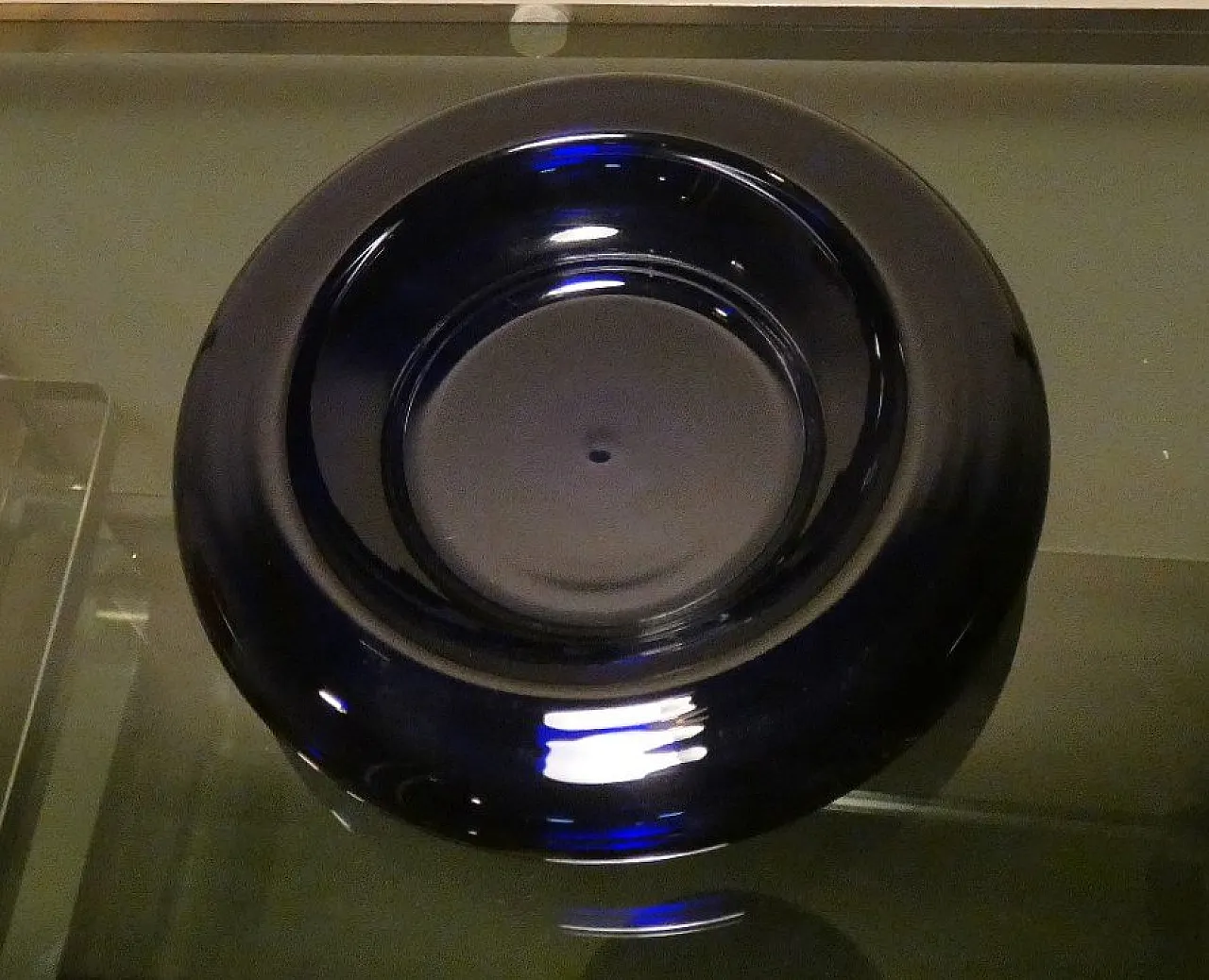 Set of Cobalt blue vase and ashtray by Carlo Moretti, 1990s 8