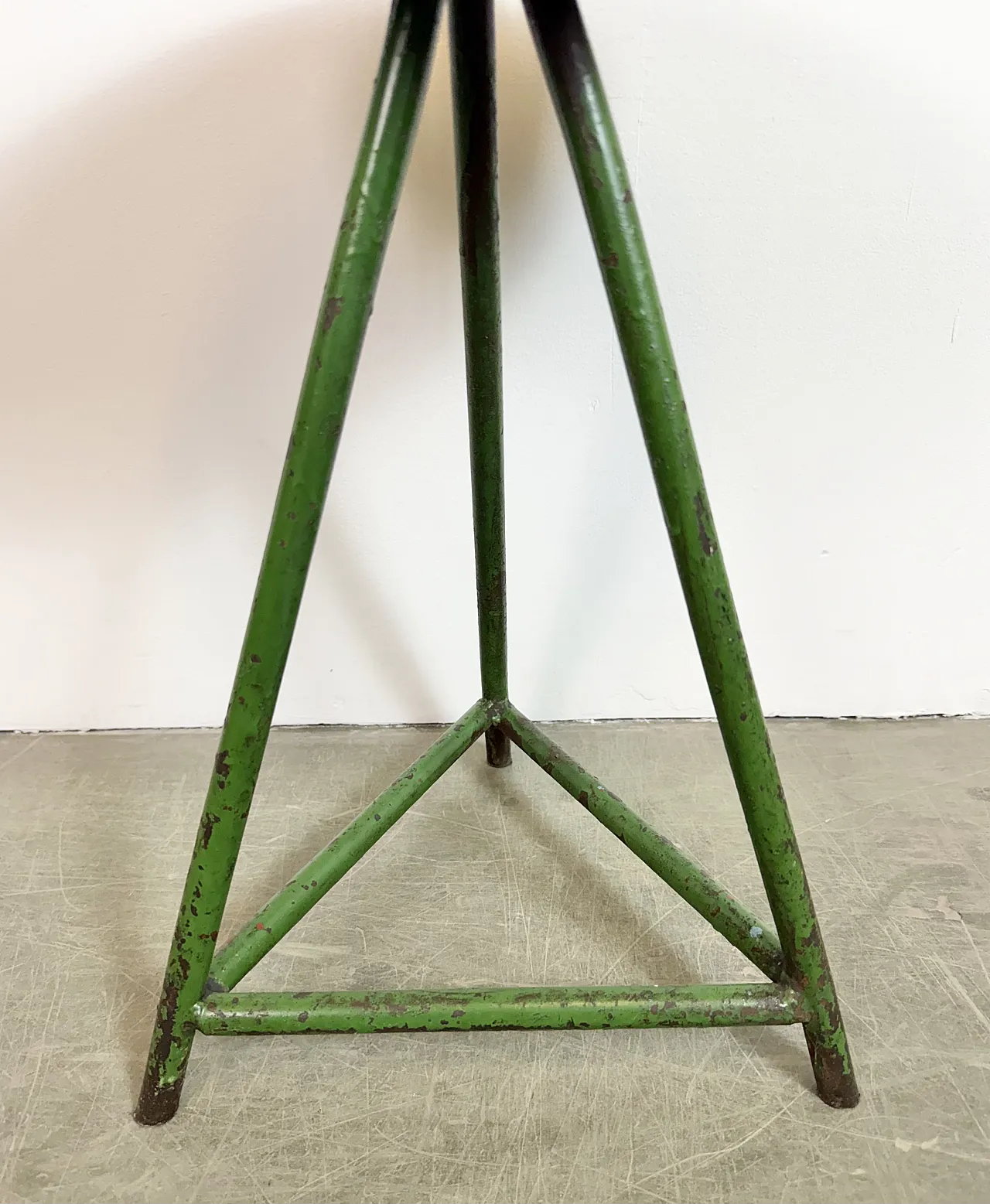 Green Industrial Workshop Stool, 1960s 15