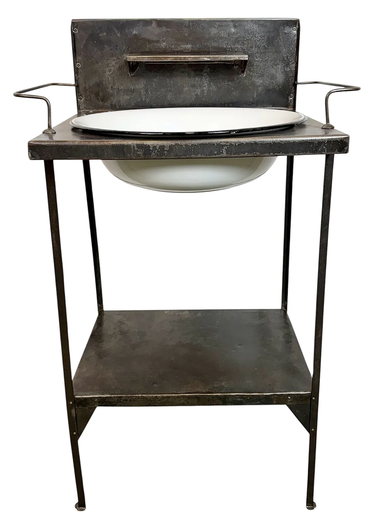 Lavabo da ospedale vintage industriale, anni '60 1