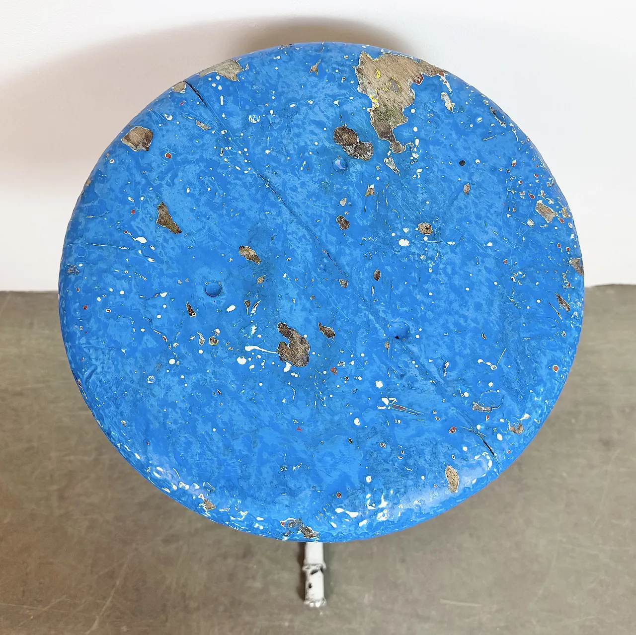 Grey Industrial Workshop Stool, 1960s 12