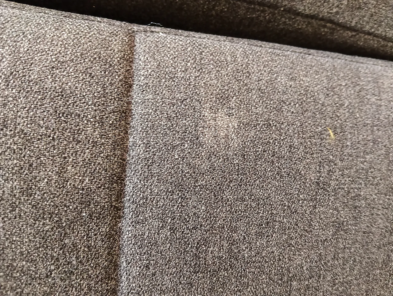 Alfa model corner sofa by Zanotta gray combed wool, 2000s 48