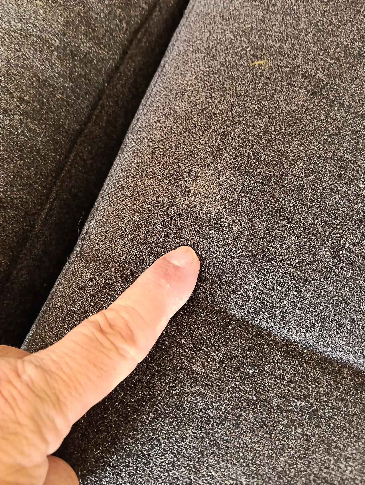 Alfa model corner sofa by Zanotta gray combed wool, 2000s 49