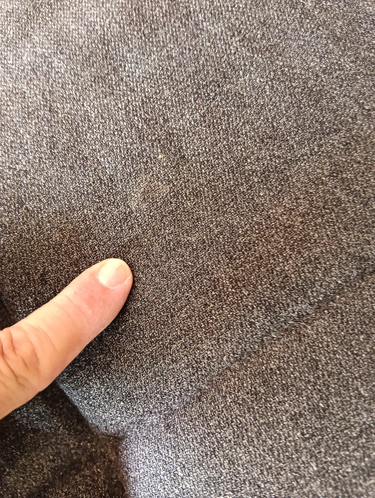 Alfa model corner sofa by Zanotta gray combed wool, 2000s 50