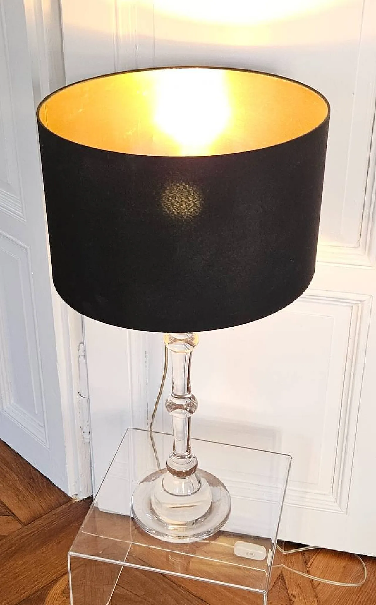 Ingo Maurer Glass Table Lamp - Design M, 1980s 5