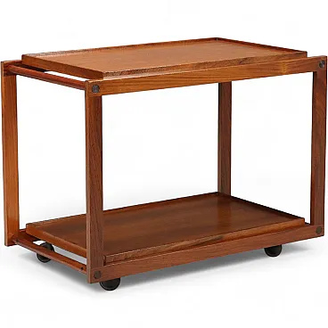 Carrello in teak, anni '60