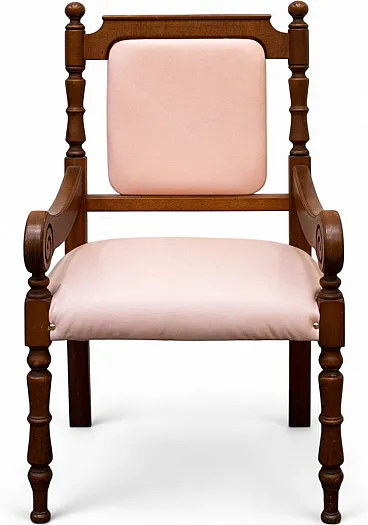 Desk chair in beech, 20th century